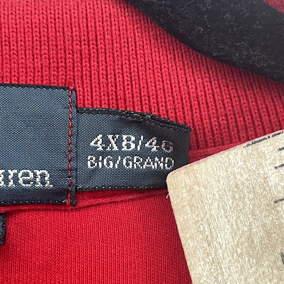 Vintage Polo Ralph Lauren Shirt Mens 4XB Red Pony Rugby Preppy Big Vtg Casual - Picture 4 of 8